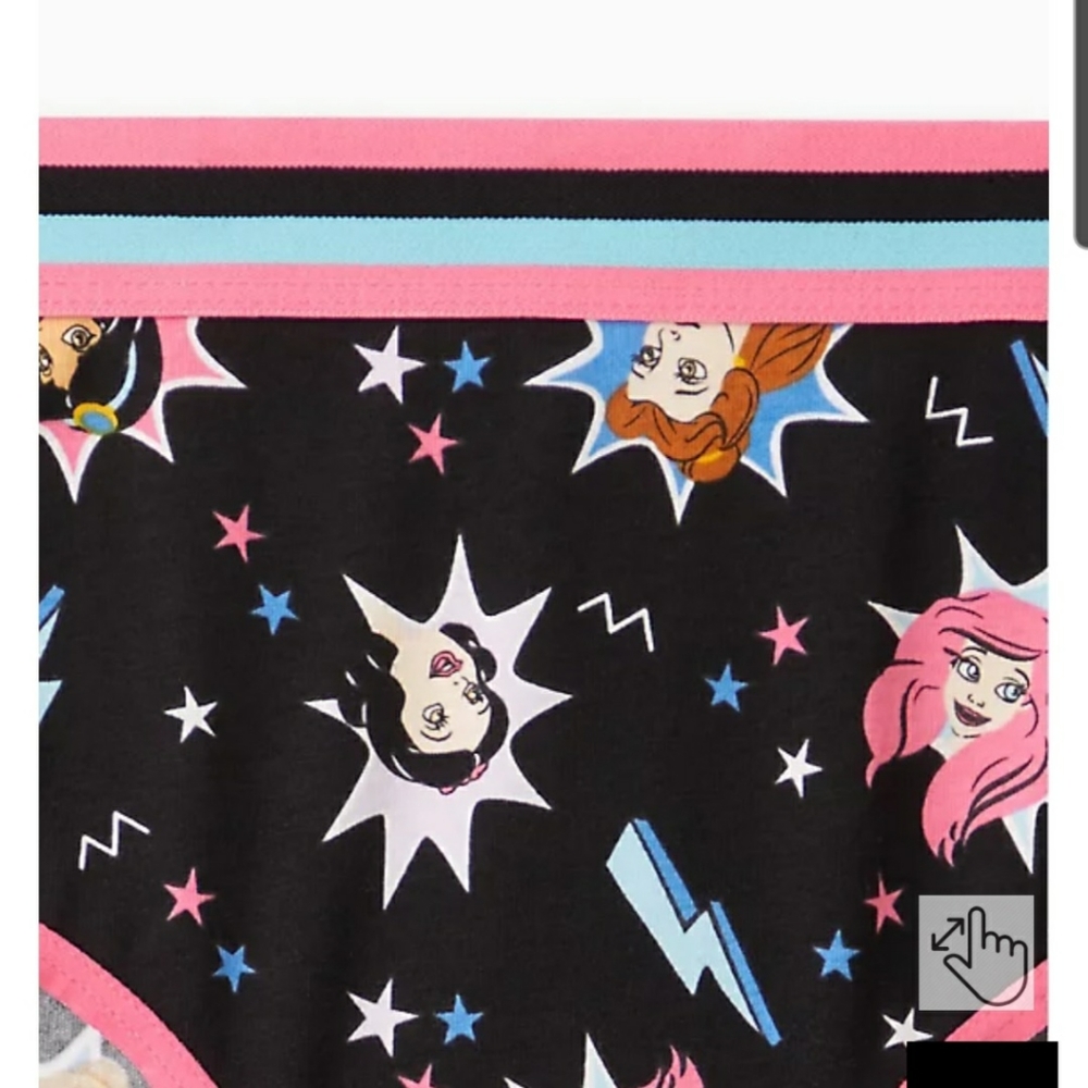 NWT Torrid Hipster Disney Princess Cotton Panty Underwear - Picture 3 of 8